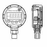 Áp kế mẫu chỉ thị số HX601 - Hãng SINO INSTRUMENTS - Trung Quốc