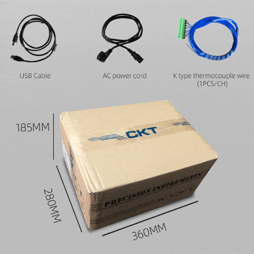 Thiết bị đo và ghi nhiệt độ đa kênh CKT4000+ - Hãng CKT - Trung Quốc - Image 7