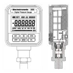 Áp kế mẫu chỉ thị số HS108 - Hãng SINO INSTRUMENTS - Trung Quốc