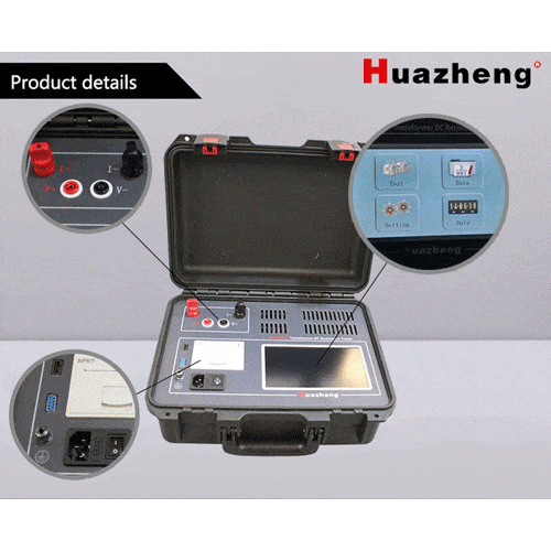 Thiết bị đo điện trở một chiều cuộn dây máy biến áp dòng 10A HZ-3110B - Hãng Huazheng - Trung Quốc