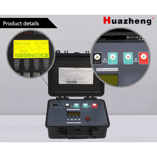 Máy đo điện trở cách điện đến 30 KV DC HZJY-30K – Hãng Huazheng – Trung Quốc