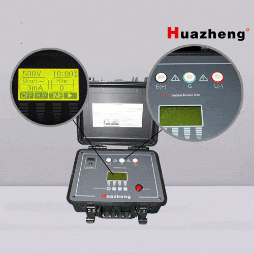 Máy đo điện trở cách điện đến 5 KV DC HZJY-5K-I - Hãng Huazheng - Trung Quốc