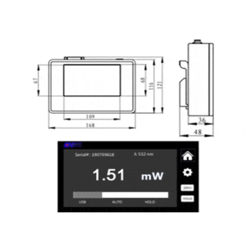 Thiết bị đo công suất laser TP100 – Hãng CNILASER - Trung Quốc