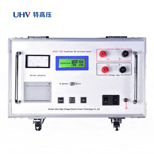 Thiết bị đo điện trở một chiều máy biến áp dòng 100A HTZZ-100A – Hãng Huatian (UHV) – Trung Quốc