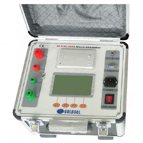 Thiết bị đo điện trở tiếp xúc dòng 100A HLY-100A – Hãng Goldsol – Trung Quốc