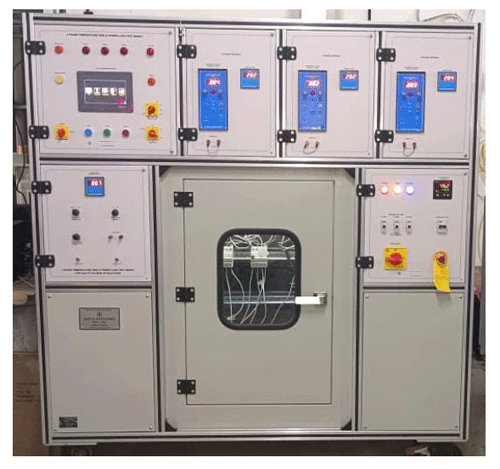 Thiết bị thử nghiệm độ tăng nhiệt và tổn hao công suất cho MCB & RCCB ba pha - Hãng SCR Elecktroniks - Ấn Độ