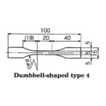 Dao cắt mẫu thử nghiệm hình quả tạ JIS K6251 Type 4 – Hãng United Test - Trung Quốc